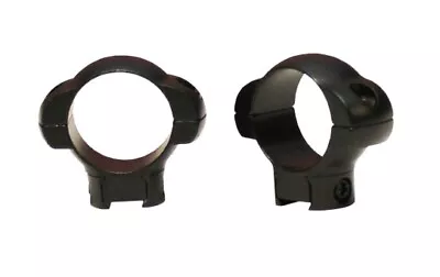 NEW Max-Hunter 1 Inch Scope Rings 3/8 Dovetail Low Steel Rifle Gun Mount 1  25mm • $49.99