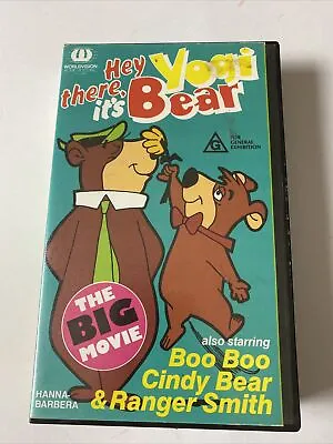 Hey There It's Yogi Bear - 1964 Hanna Barbera Musical Animation - RARE VHS Tape • $19.95