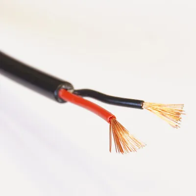 2 Core Round Twin 12v Red Black Auto Electrical Car Automotive Marine Cable Wire • £147.79