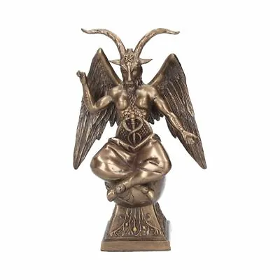 Baphomet Occult Pagan Wicca Goat Of Mendes Statue Cold Cast Bronze.Great. • £47.50