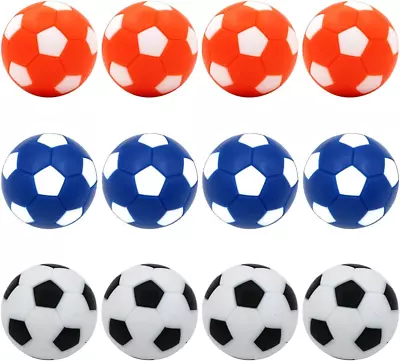 12 Pieces 32Mm Foosball Balls Table Football Soccer Balls Multicolor Official Ta • $17.48