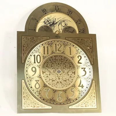 Ridgeway Clock Dial With Moon Dial 13-7/8 Inches Tall FB533 • $42.49