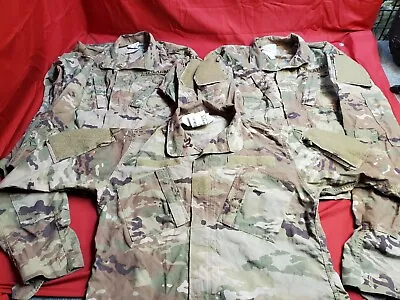 New Set Of 3 USGI Genuine Multicam OCP Army FRACU Uniform Tops Shirt MEDIUM REG • $100