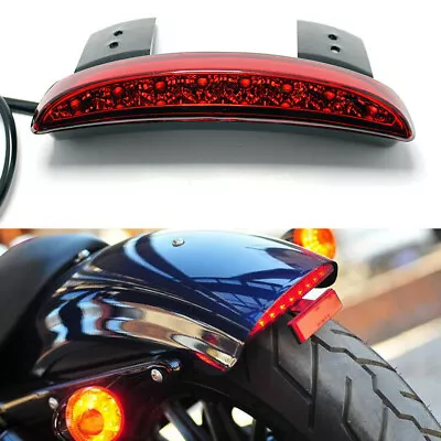 Led Motorcycle Tail Light Rear Fender Edge For Harley Davidson Sportster XL883N • $34.56