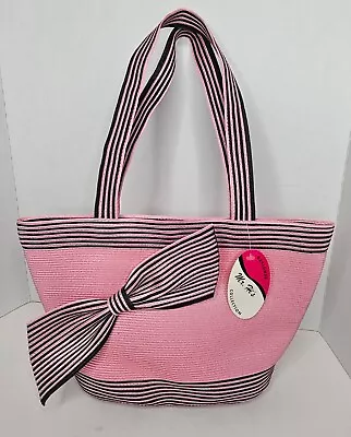 Vintage Mr. Hi's Designer Collection Womens Pink & Black Tote Purse New NWT • $76.94