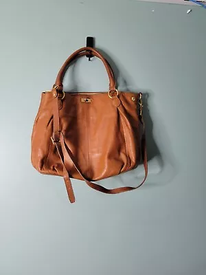 J Crew Collection Tan Leather Satchel • $47.51