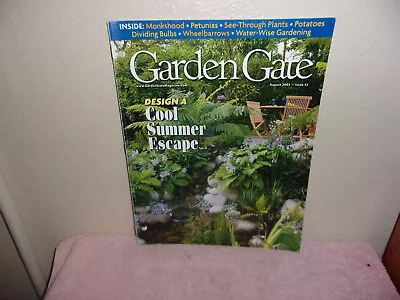 Garden Gate Magazine. ..design A Cool Summer Escape ...august 2003 • $12.79