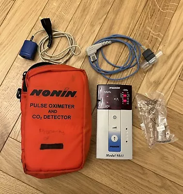 Nonin Model 9843 Handheld Pulse Oximeter And Carbon Dioxide (CO2) Detector • £235