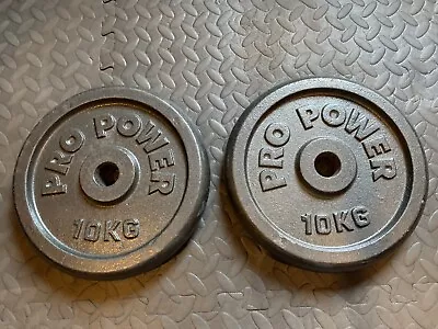 £45 • Buy Pro Power (1 Inch / 2.5cm) Weight Plates - 2x10kg