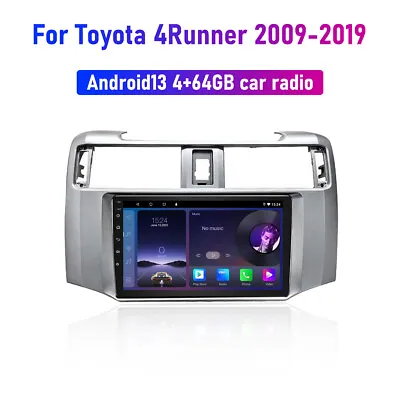 For Toyota 4Runner 2009-2019 Android13 4+64 WiFi Car Stereo Radio GPS Navigation • $169.99