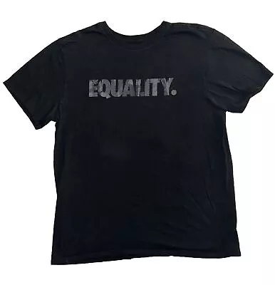 Nike N7 Equality (2017) Logo T-Shirt (Men’s Large / Black 010) • $5