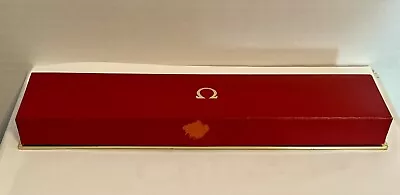 Vintage Omega Red Watch Box Long Type 10 X 2” READ • $64