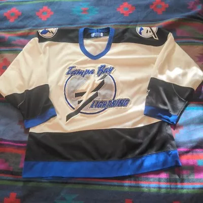 Vintage Authentic Starter Tampa Lightning Jersey XL • $39.97