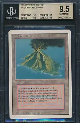 Revised Volcanic Island BGS 9.5 Graded Magic MTG (4179) • $1872