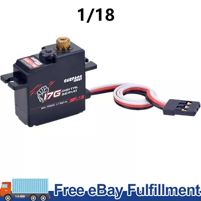 £11.99 • Buy S0017M Micro Mini Servo 17g Metal Gear 1.8KG Digital Servo For RC Plane Boat Car