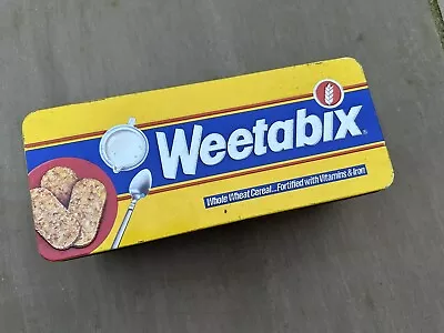 Vintage Weetabix Biscuit Cereal Tin - Empty • £13.50