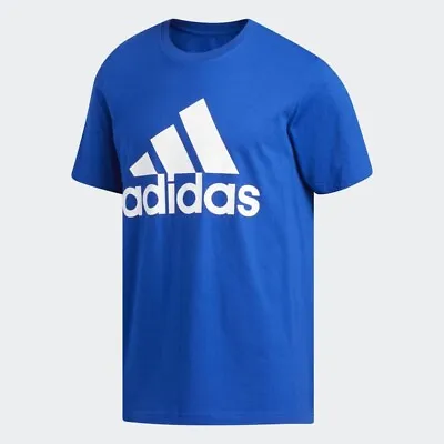 Men's Adidas Amplifier Tee Logo T-Shirt / Royal Blue / ED9610 / Size S XL 2XL • $15.99