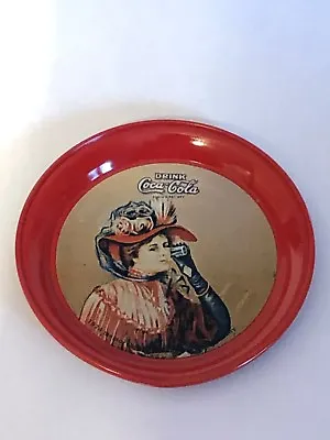 Coca Cola Vintage Small Metal Tip Tray 1974 Memorabilia Victorian Women • $5.99