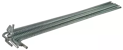 £9.99 • Buy Tent Pegs Heavy Duty Steel 500mm X 8mm Marquee Tarpaulin Awning Ground Stakes 