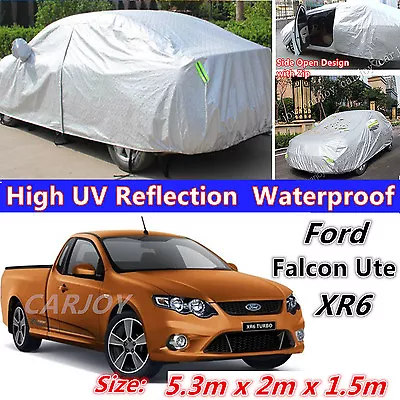 Waterproof UV Dust Rain Snow Resistant SUV Full Car Cover Ford Falcon Ute XR6 • $55