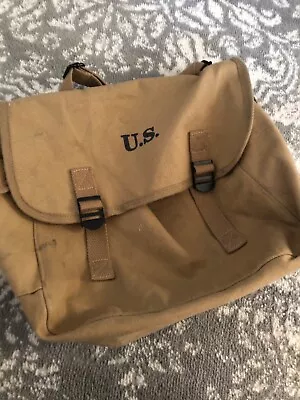 WWII US Musette Bag • $25