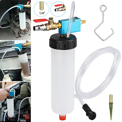 Durable Car Auto Vehicle Vacuum Brake Bleeder Tank Fluid Oil Change Pump Tool US • $15.98