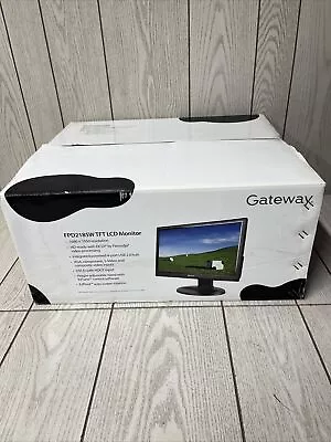 Gateway (FPD2185W) TFT  LCD MONITOR 21  HD WIDESCREEN PC Or TV PC/MAC IN BOX • $129.99