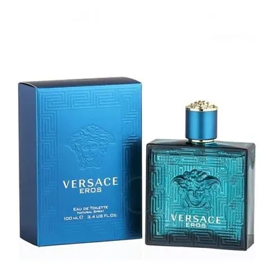 Versace Eros By Gianni Versace 3.4 Oz / 100ml EDT Cologne For Men New In Box • $35.99
