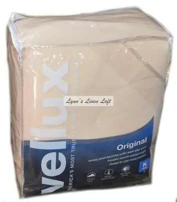 Vellux Original Blush Cream Ivory King Blanket Soft Year Round Pet Friendly New • $50.99