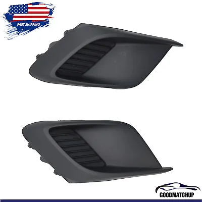 For 2014-2016 Mazda 3 Front Bumper Fog Light Covers Textured Right & Left Side • $17.58