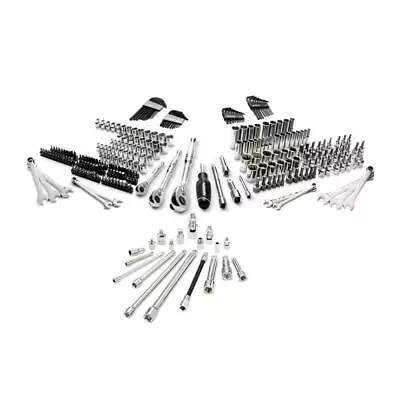 Husky Mechanics Tool Set 289-Piece+Quick-Release Button W/ Storage Case Chrome • $139.53