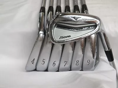 Used Mizuno MP-54 Iron Set 4-PW KBS Tour Ctaper Stiff Flex Steel Shafts MP54 • $49.99