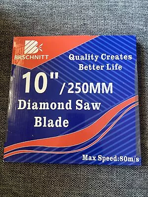 Metal Cutting Diamond Blade 10 - BRSCHNITT 250mm All-Purpose Diamond Saw Blade • $64