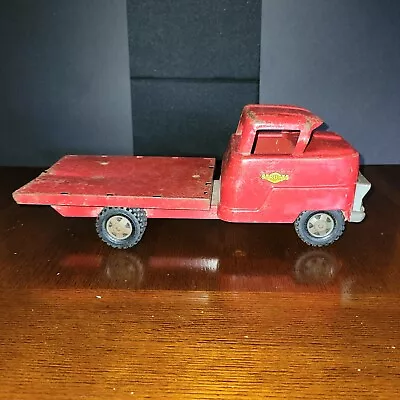 Vintage Structo Flatbed Red Pressed Steel Truck  • $50