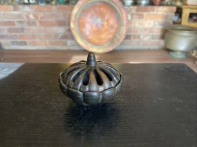 Vintage Cast Iron James Temple Of Allah Incense Burner With Lid • $30