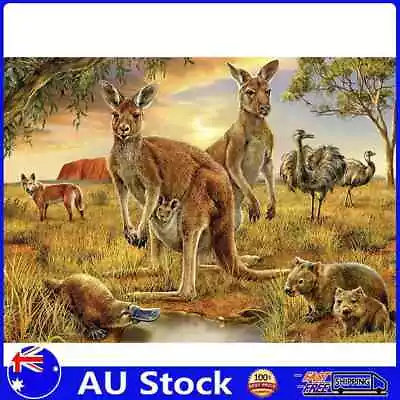 $11.12 • Buy 5D Kangaroo Mosaic Diamond Painting Drawing Full Round Drill DIY Art Handcraft