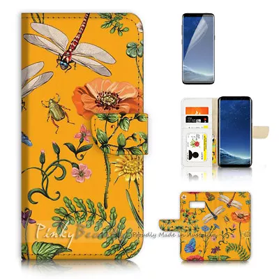 ( For Samsung S8 Plus / S8+ ) Case Cover P21676 Dragonfly Flower • $12.99