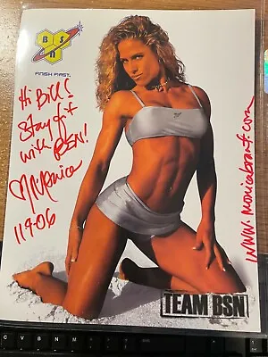 Rare MONICA BRANT Autographed Signed Photograph - MISS OLYMPIA • $10.77