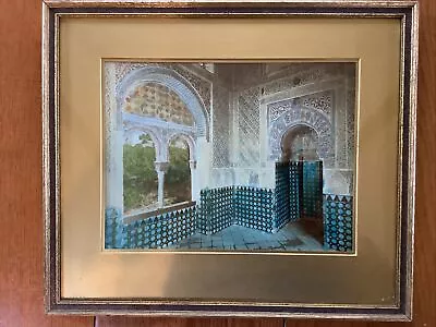 GranadaHall Of Ambassadors Palace Of The Alhambra 16 X 14 Gold Mat 8.5 X 11.5 • $44.80