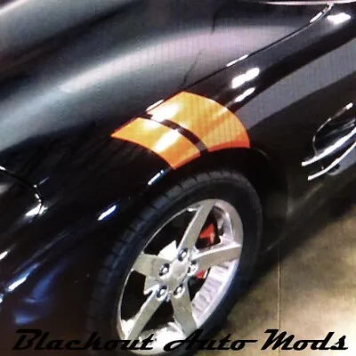 Fender Stripes Hash Marks Vinyl Decals For 1997-2004 C5 Chevy Corvette And Z06 • $34.95