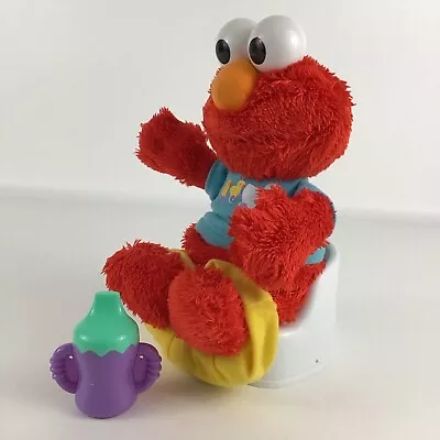 Sesame Street Potty Time Elmo Electronic Plush Toilet Training Toy 2012 Hasbro • $39.96