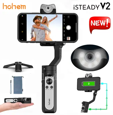 Hohem ISteady V2 3-Axis Gimbal Stabilizer For Smartphone Gopro Video AI Tracking • $65