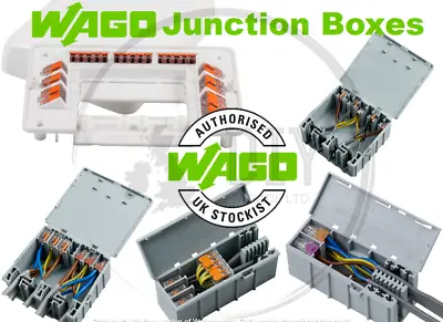 WagoBox Junction Box Enclosure Housing Connectors 222 773 XL XLA Light Grey  • £5.99