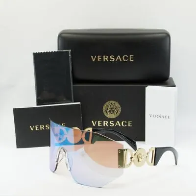 New VERSACE VE2258 1002MA Pink Mirrored Blue/Pink Mirrored Blue 145--125 Sung... • $167.39