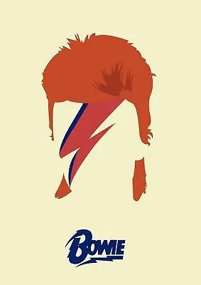 NEW David Bowie Ziggy Stardust Poster Print Wall Art Canvas Free Shipping • $18.16