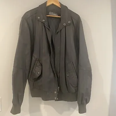Members Only Leather Jacket Size LT Vintage 80s • $29.99