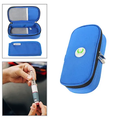 Insulin Pen Case Pouch Cooler Travel Diabetic Pocket Cooling Protector Bag Blue • £11.99