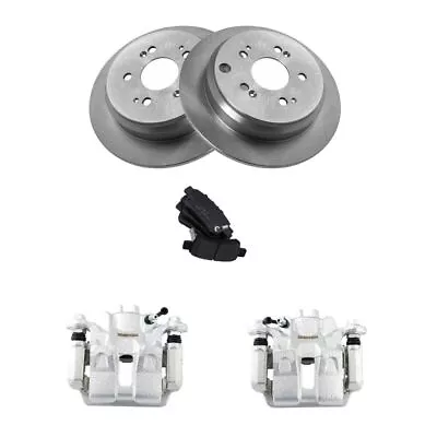 For Honda Odyssey Rear Posi Ceramic Brake Pad Rotor & Caliper Kit W/Chemicals • $359.01