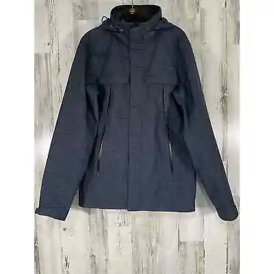 The North Face Mens Kassler Field Jacket Navy Heather Hoodie Small • $79.94