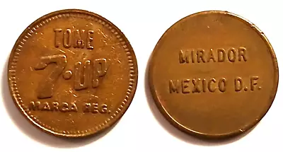 Mexico Token Lot Of 2 Latinoamericana And 7-Up Brass .8125  • $29.99